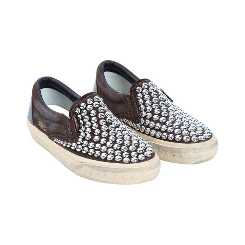 Golden Goose Vce Penstar Leather Sneaker, Brown